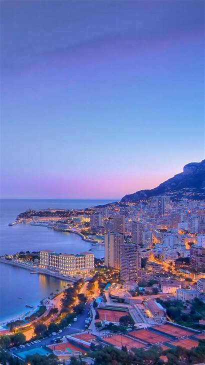 Monaco Mobile Sunset Landscape Wallpapers
