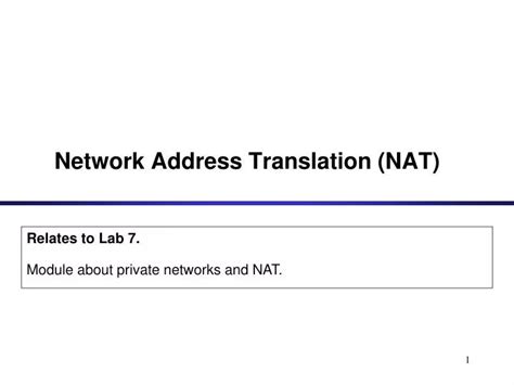 Ppt Network Address Translation Nat Powerpoint Presentation Free Download Id