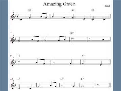 This sheet music is amazing grace arranged for piano solo. Amazing Grace - Trumpet sheet music - YouTube