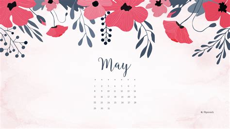 Monthly Calendar Wallpaper