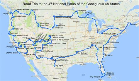 A Road Trip To All Of The National Parks In The Lower 48 States
