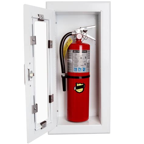 Strike First El116 Elite Semi Recessed Fire Extinguisher Cabinet For 10 Fire Extinguisher