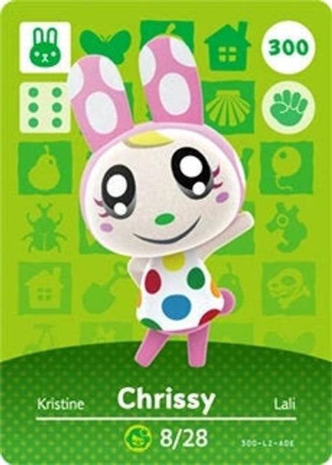 Maybe you would like to learn more about one of these? ACNH Chrissy Amiibo Card Animal Crossing | Animal crossing amiibo cards, Animal crossing ...