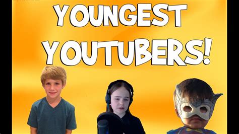 Top 5 Youngest Youtubers Youtube