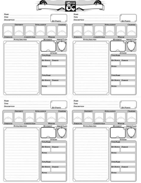 Pin By Cww On DnD Dnd Character Sheet Dungeon Rpg Character Sheet