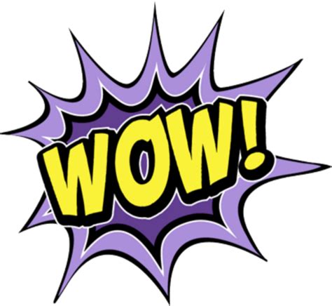 Download #wow #fumetto #comic - Emblem Clipart (#4972006) - PinClipart