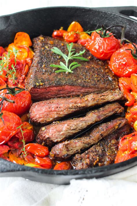 Skillet Steak And Tomatoes For Two Wry Toast