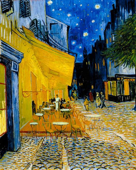 Vincent Van Gogh Terraza De Caf Por La Noche Place Du Forum Arl S