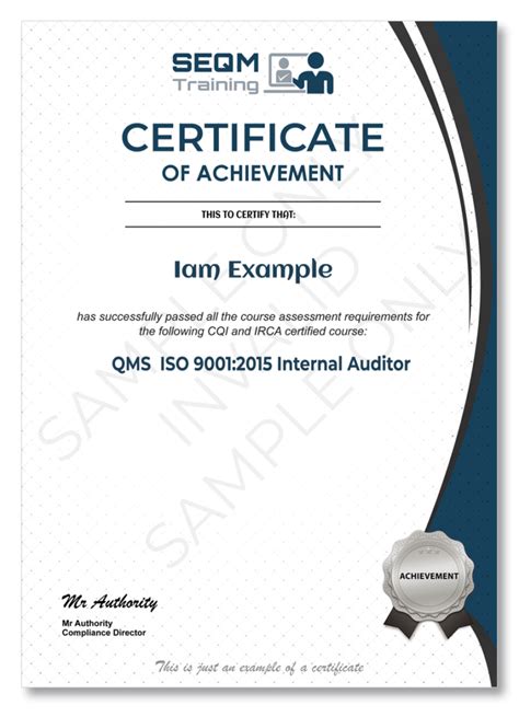 Iso Internal Auditor Training Course Qms Cqi And Irca
