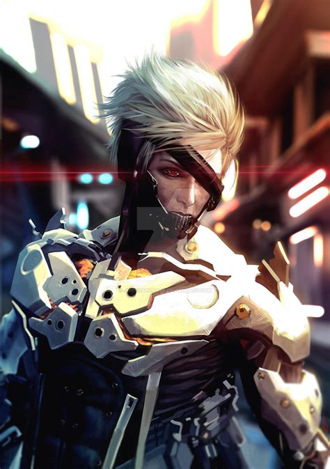 Metal Gear Rising Revengeance Raiden White Armor By Junkisakuraba On