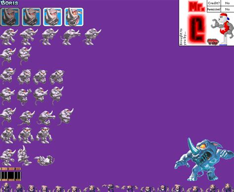Game Boy Advance Rampage Puzzle Attack Boris The Spriters Resource