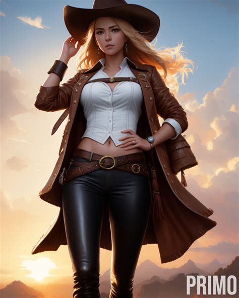 Primoaiart Cowgirl