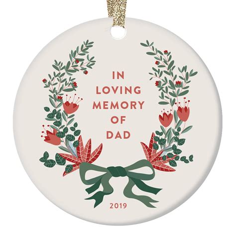 2019 Dad Memorial Christmas Ornament In Loving Memory Of Our Father