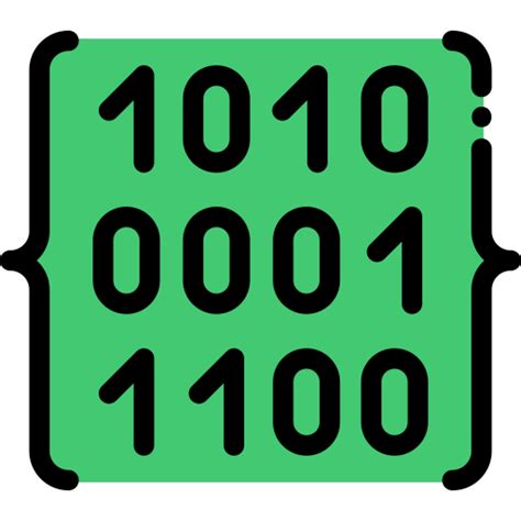 Binary Code Free Interface Icons