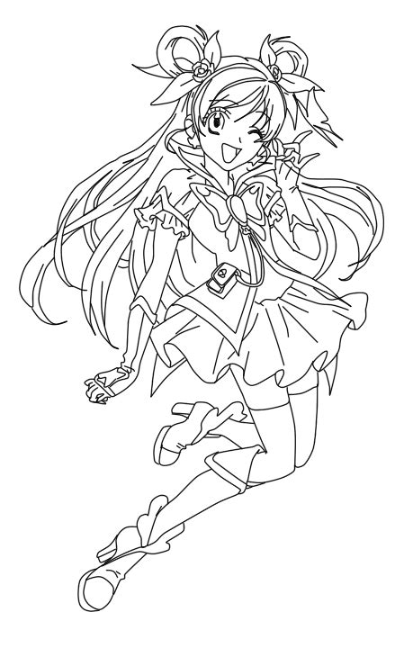 Yes Precure 5 Coloring Pages Coloring Pages