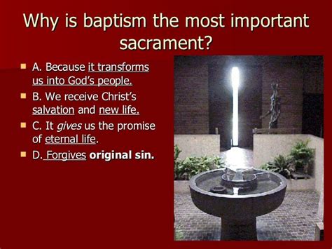 The Importance Of The Sacrament Of Baptism Sacrament Baptism