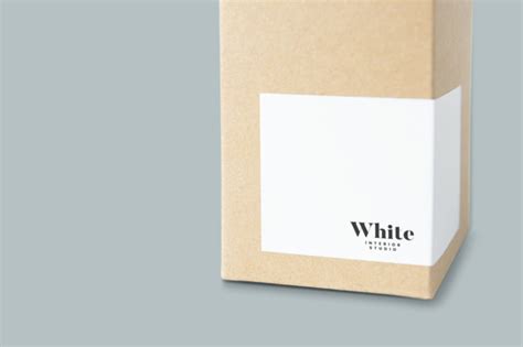 Download Natural paper box packaging mockup PSD file | Free Download
