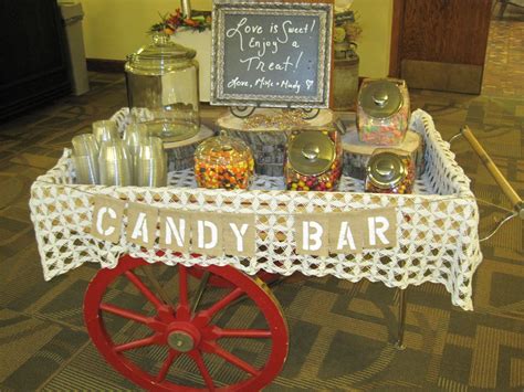 Glencoe City Center Candy Bar Candy Containers Rustic Red Wagon