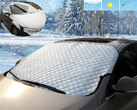L Snow Cover N A Car Windshield Snow Cover For Car Front Windscreen Ice Cover With Side Mirror