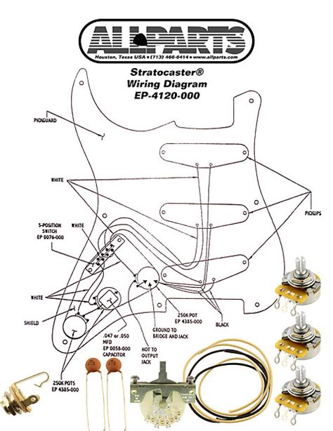 | fralin pickups fender stratocaster wiring diagram with middle & bridge tone this standard stratocaster amazon: WIRING KIT-FENDER® STRATOCASTER STRAT Complete with Schematic | Reverb