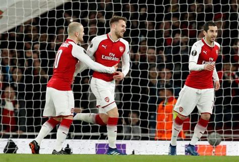 Arsenal 4 1 Cska Moscow As It Happened Gunners Secure Emphatic Europa