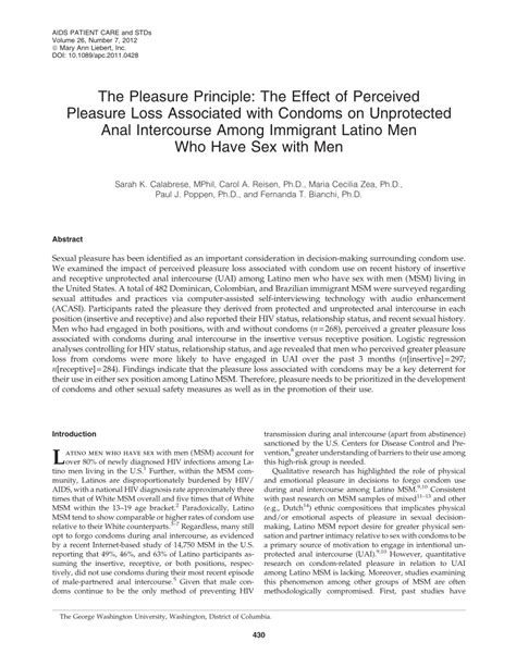 PDF The Pleasure Principle The Effect Of Perceived Pleasure Loss