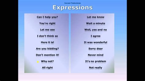 Expresiones En Ingles