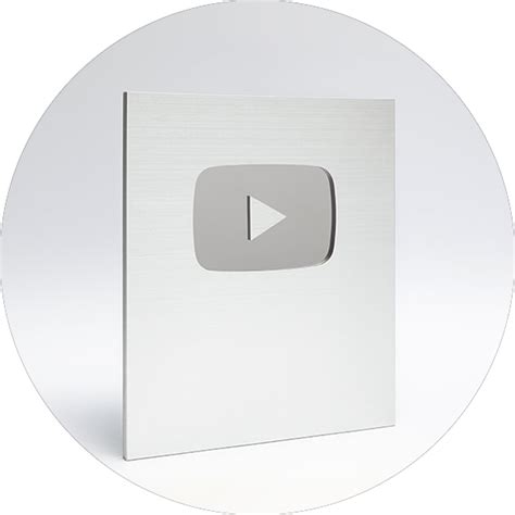 Silver Play Button Circle Clipart Large Size Png Image Pikpng