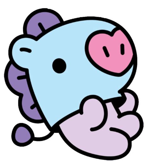 Mang Bt Baby Sticker By Bt Bts Bts Drawings Cute Wallpapers