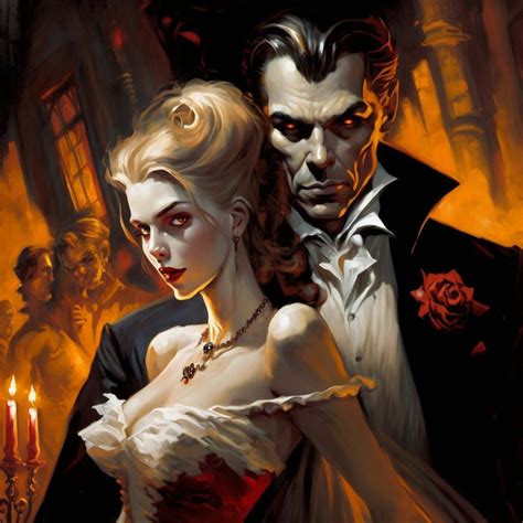 Vampire Art Gothic Horror Gorgeous Art Dark Side All In One Cyberpunk Comic Art Halloween