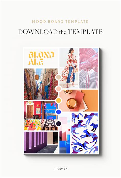 Free Mood Board Template • Business Coach Libby Co