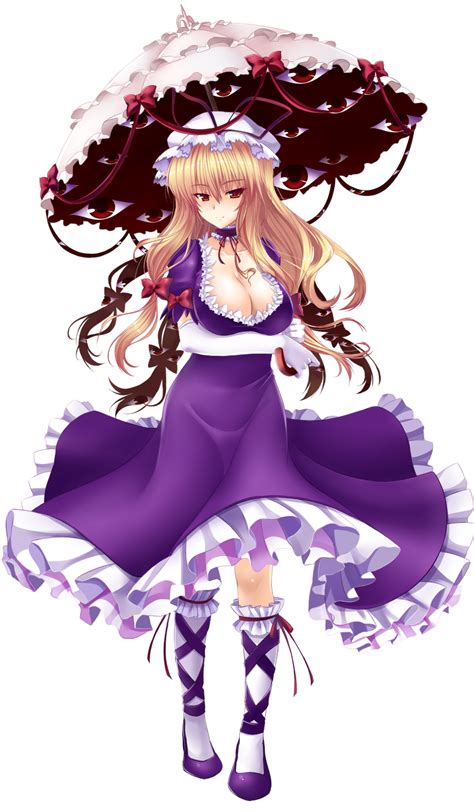 yakumo yukari by okitakung on deviantart