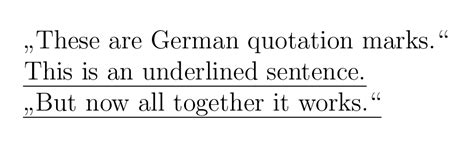 Quotation Marks German Design