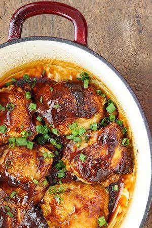 These easy chicken thigh recipes will liven up your dinner table. Garlic and Ginger Caramel Chicken Thighs #chicken #diabetic #diabeticrecipes #maindish # ...