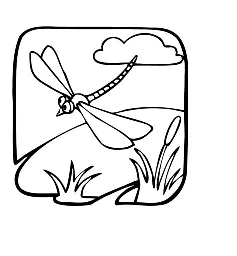 A dragon coloring page is a good idea to perfect your last study. Free Printable Dragonfly Coloring Pages For Kids | Animal ...