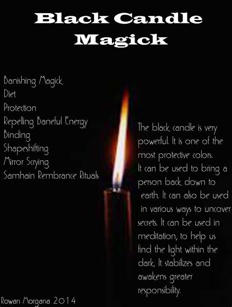 Black Candle Magick Sacredwicca Com Candle Magik Black Candle Spells Black Candles Magic