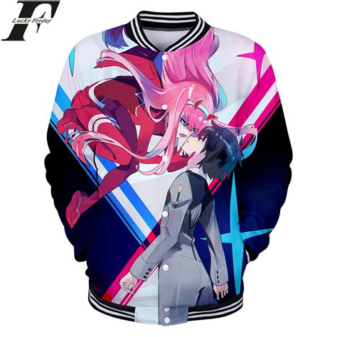 Luckyfridayf Darling In The Franxx 3d Baseball Jacket 2018 Anime Man