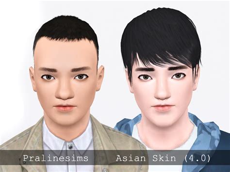 My Sims 3 Blog Asian Skin For Male And Female Sims 40 By Pralinesims