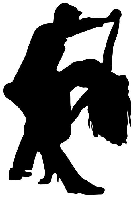 Romantic Dancers Silhouette Png Transparent Clip Art Image Gallery