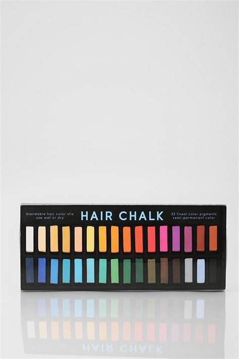 Uo Hair Chalk Rainbow Set Hair Chalk Temporary Hair Color Hair Color
