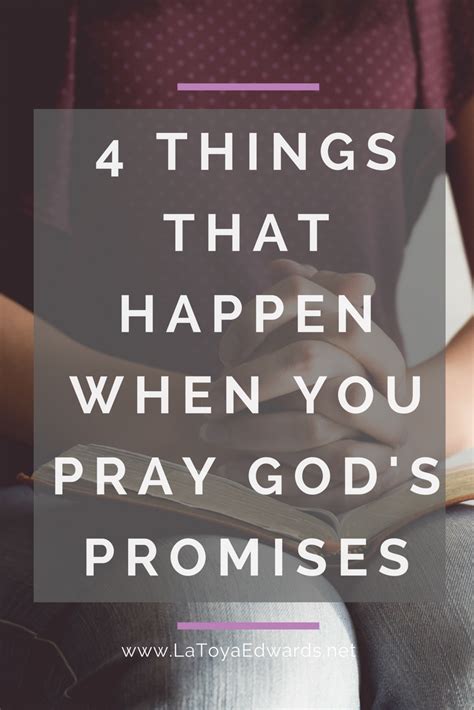 Praying The Promises Of God During Trials Gods Promises Biblical Quotes Inspirational Pray