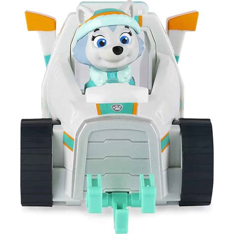 Paw Patrol Everests Snow Plough Vehicle With Collectible Figure The