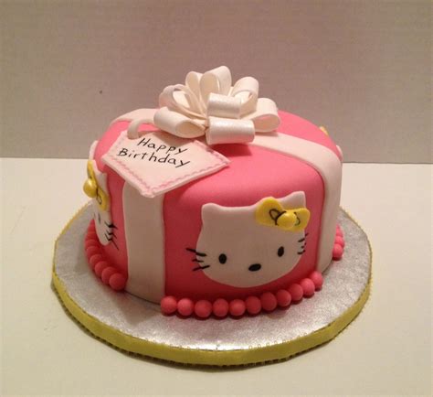 Hello kitty compact (purse not shown). Hello Kitty Birthday Cake - CakeCentral.com