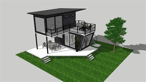 Sketchup Container Home Fulinkaitai Modular House
