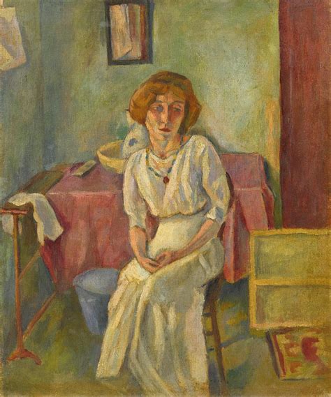 Hermine David In The Studio Painting By Jules Pascin