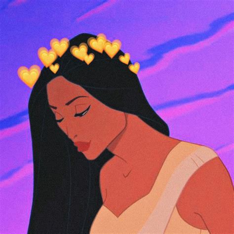 Pocahontas Icon And Profile Picture Cartoon Profile Pictures Disney