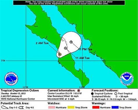Tropical Storm Octave Weakens By Mexico S Baja California Coast UPI Com
