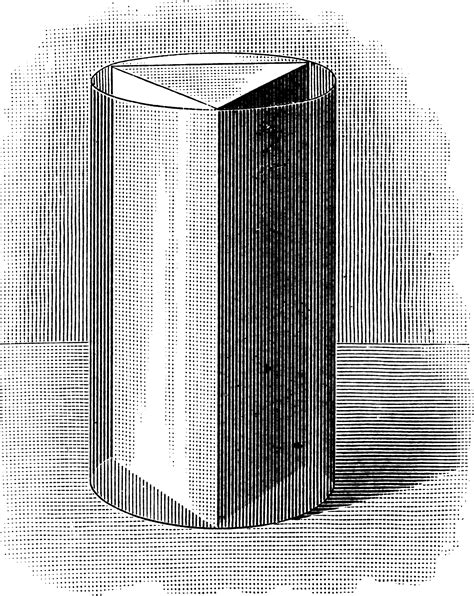 Prism Inscribed In Cylinder Clipart Etc