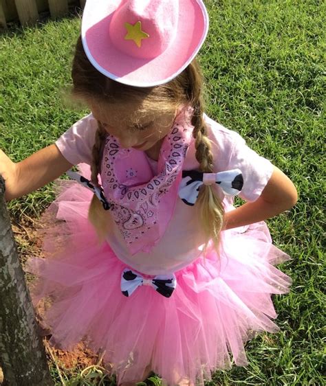 Pink Cowgirl Costume Cowgirl Tutu Pink Cowgirl Hat Cowgirl Etsy