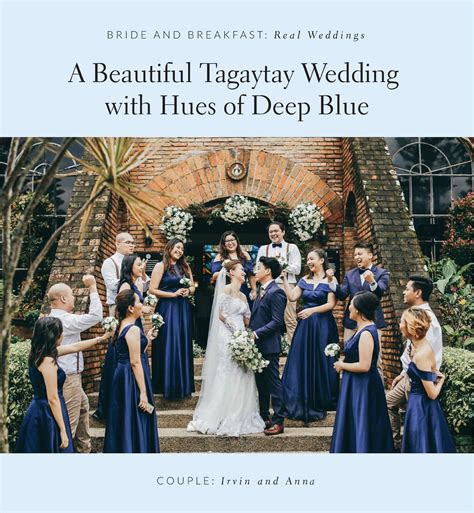 A Beautiful Tagaytay Wedding With Hues Of Deep Blue Https
